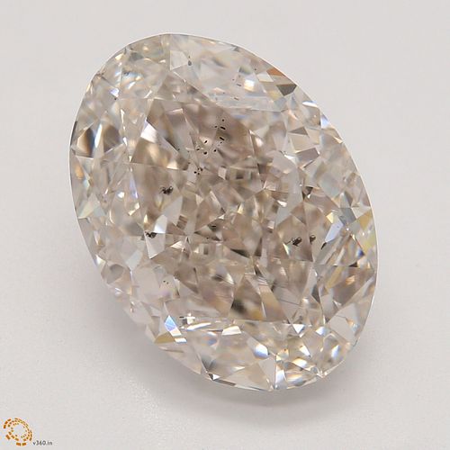 4.02 ct, Natural Light Pinkish Brown Color, SI1, Oval cut Diamond (GIA Graded), Appraised Value: $492,800 