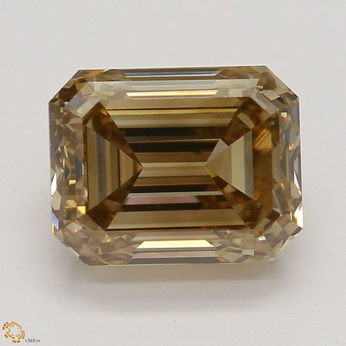 2.01 ct, Natural Fancy Dark Orange Brown Even Color, VS1, Emerald cut Diamond (GIA Graded), Appraised Value: $27,700 