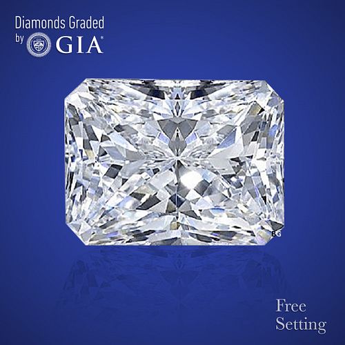 3.01 ct, D/VS2, Radiant cut GIA Graded Diamond. Appraised Value: $136,900 