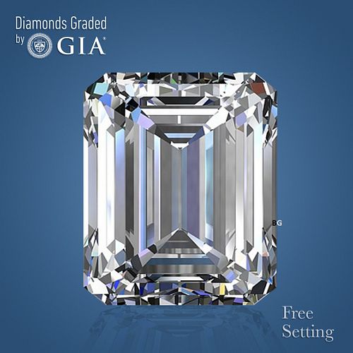 3.01 ct, G/VS1, Emerald cut GIA Graded Diamond. Appraised Value: $118,500 