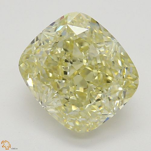 2.18 ct, Natural Fancy Light Brownish Yellow Even Color, VS1, Cushion cut Diamond (GIA Graded), Appraised Value: $22,200 
