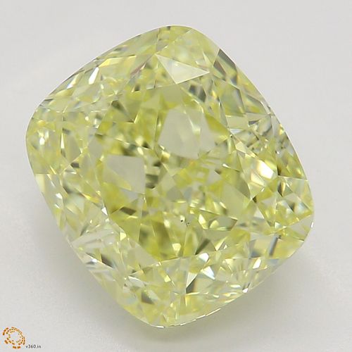 2.73 ct, Natural Fancy Yellow Even Color, VS1, Cushion cut Diamond (GIA Graded), Appraised Value: $60,600 