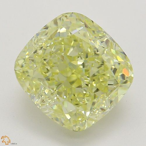 2.03 ct, Natural Fancy Yellow Even Color, VS1, Cushion cut Diamond (GIA Graded), Appraised Value: $39,700 