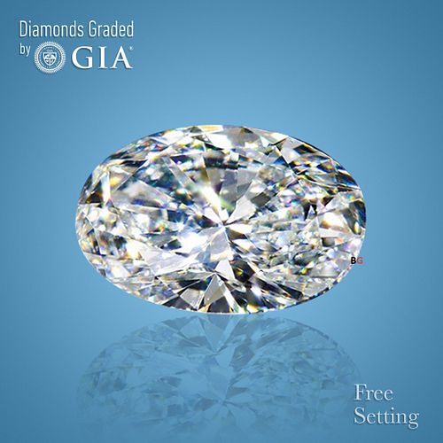3.01 ct, D/VS1, Oval cut GIA Graded Diamond. Appraised Value: $155,300 