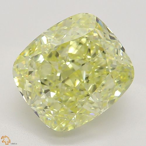 2.24 ct, Natural Fancy Yellow Even Color, VS1, Cushion cut Diamond (GIA Graded), Appraised Value: $43,800 