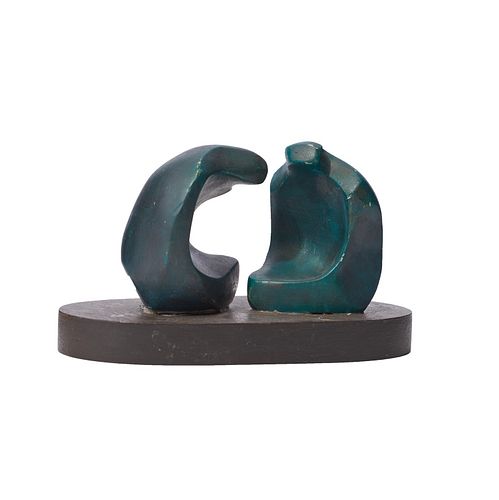 American Abstract Figural Bronze Sculpture