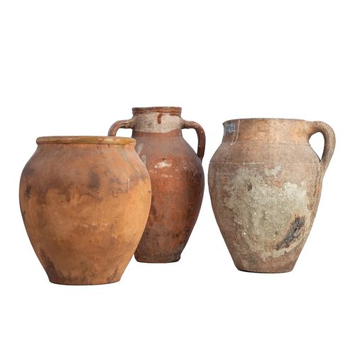 Three large antique style vessels
