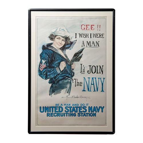 Gee I Wish I were a Man Original Vintage Poster