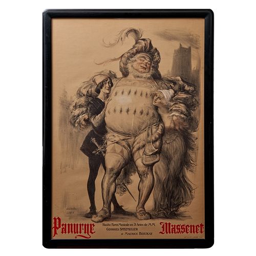 Panurge Opera Original Vintage Poster