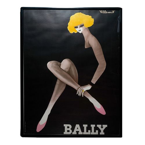 Bally by Villemot Original Vintage Poster