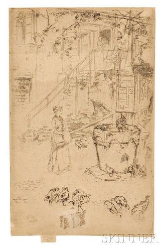 James Abbott McNeill Whistler (American, 1834-1903)      Turkeys