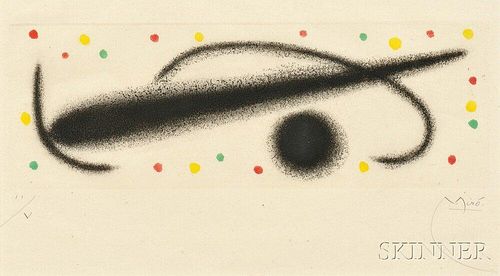Joan Miró (Spanish, 1893-1983)      Plate   from Fusées