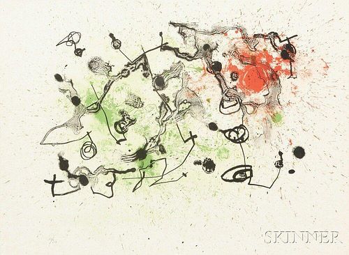 Joan Miró (Spanish, 1893-1983)      Rouge et Vert