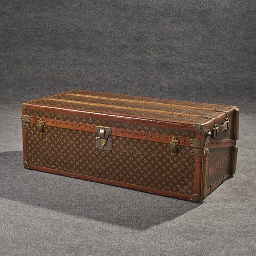 Louis Vuitton Steamer Trunk With Original Fitted