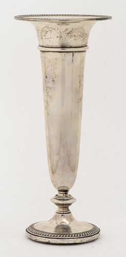 Fisher Weighted Sterling Trumpet Vase