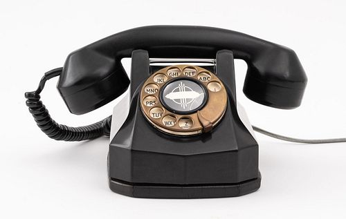 Vintage American Bakelite Rotary Phone