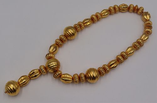 JEWELEY. Ilias Lalaounis 18kt Gold Necklace.