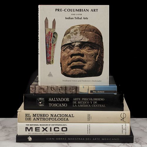 Libros sobre México Antiguo. The National Museum of Anthropology Mexico / Arte Precolombino de México y de la América Central. Pzs: 6.
