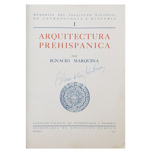 Marquina, Ignacio.  Arquitectura Prehispánica.  México: Instituto Nacional de Antropología e Historia / S. E. P., 1951.