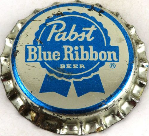 1968 Pabst Blue Ribbon Beer Cork-Backed Crown Milwaukee Wisconsin