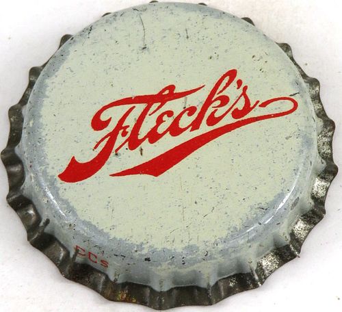 1960 Fleck's Beer Cork Backed Crown Faribault Minnesota