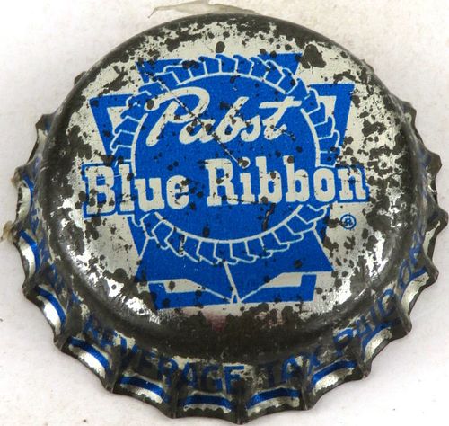 1955 Pabst Blue Ribbon Beer, PA Tax Cork Backed Crown Milwaukee Wisconsin
