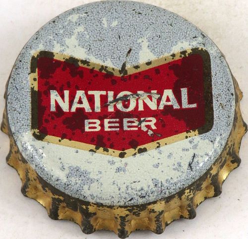1966 National Bohemian Beer Cork Backed Crown Baltimore Maryland