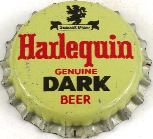 1965 Harlequin Dark Beer Cork Backed Crown Pueblo Colorado