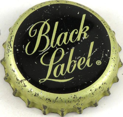 1958 Black Label Beer (CCC) Cork Backed Crown Cleveland Ohio