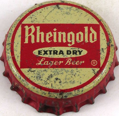 1954 Rheingold Lager Beer (CCS) Cork Backed Crown New York (Brooklyn) New York