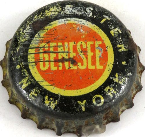 1940 Genesee Beer Cork Backed Crown Rochester New York