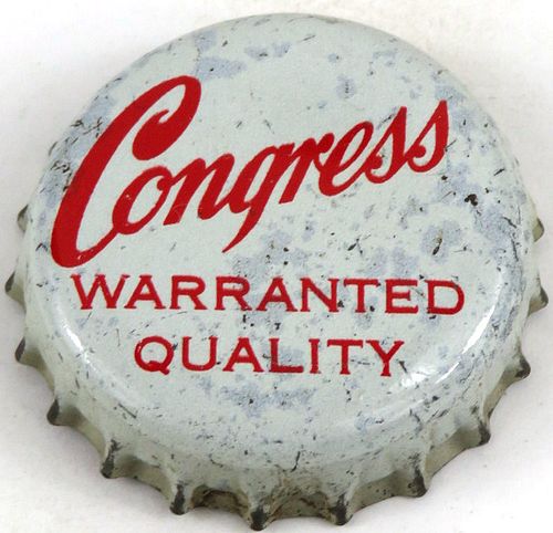 1954 Congress Beer Cork Backed Crown Syracuse New York