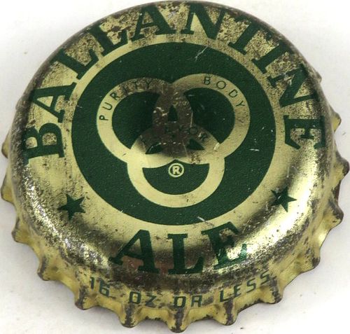 1956 Ballantine Ale Cork Backed Crown Newark New Jersey