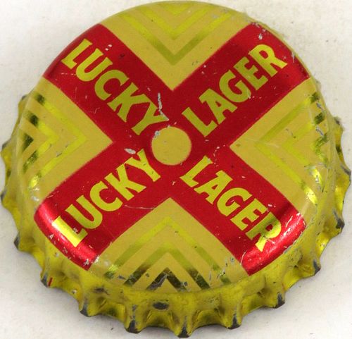 1954 Lucky Lager Beer Cork Backed Crown San Francisco California