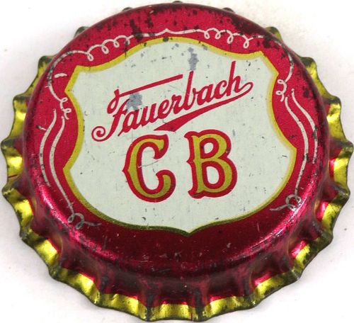 1955 Fauerbach CB Beer Cork Backed Crown Madison Wisconsin