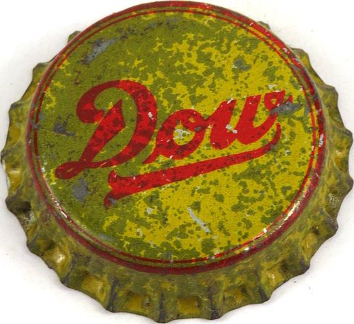 1938 Dow Beer Cork Backed Crown Toronto Ontario