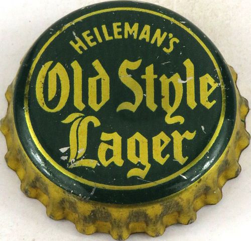 1952 Old Style Lager Beer (Armstrong) Cork Backed Crown La Crosse Wisconsin