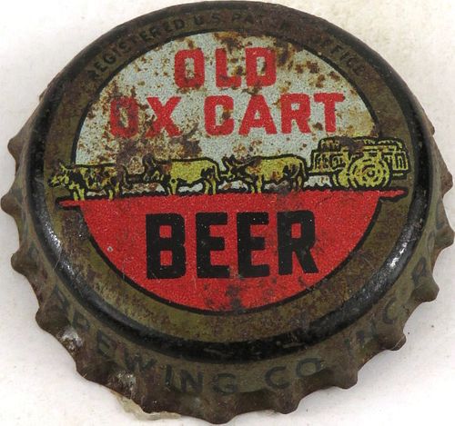 1947 Old Ox Cart Beer (CCS) Cork Backed Crown Rochester New York