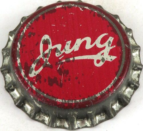 1951 Jung Beer Cork Backed Crown Random Lake Wisconsin