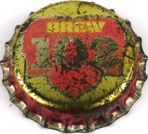 1952 Brew 102 Beer Cork Backed Crown Los Angeles California