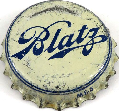 1950 Blatz Beer (M&S) Cork Backed Crown Milwaukee Wisconsin