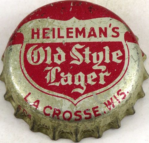 1945 Old Style Lager Beer (CCS) Cork Backed Crown La Crosse Wisconsin