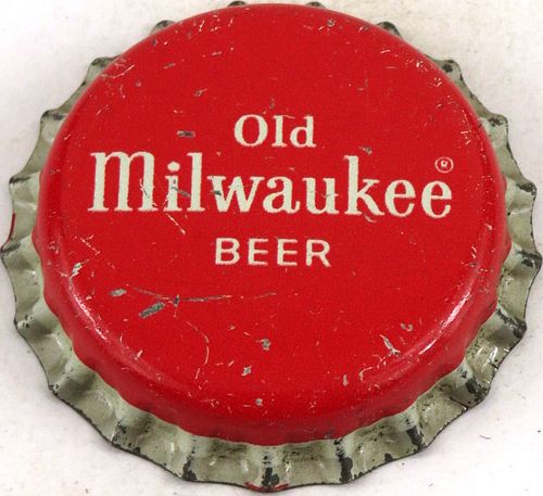 1955 Old Milwaukee Beer Cork Backed Crown Milwaukee Wisconsin