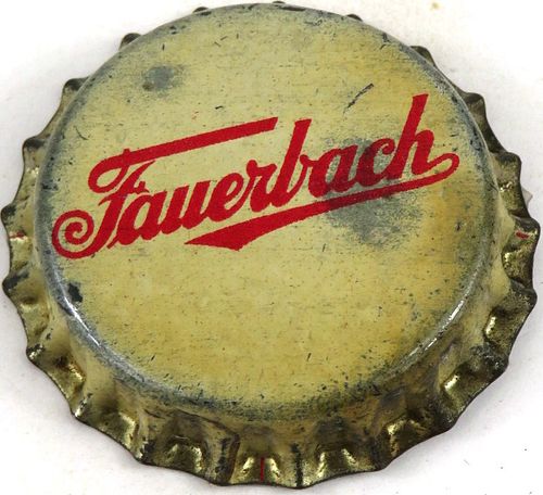 1938 Fauerbach Beer Cork Backed Crown Madison Wisconsin