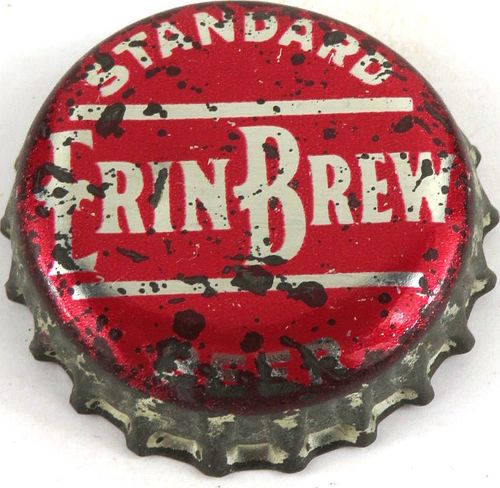 1933 Erin Brew Beer Cork Backed Crown Cleveland Ohio