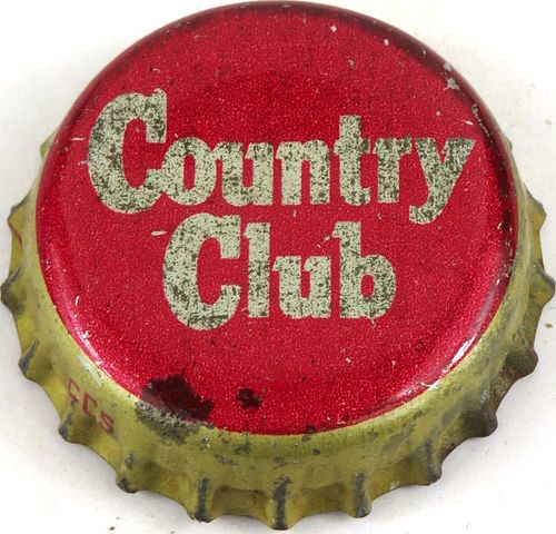 1956 Country Club Beer Cork Backed Crown St. Joseph Missouri