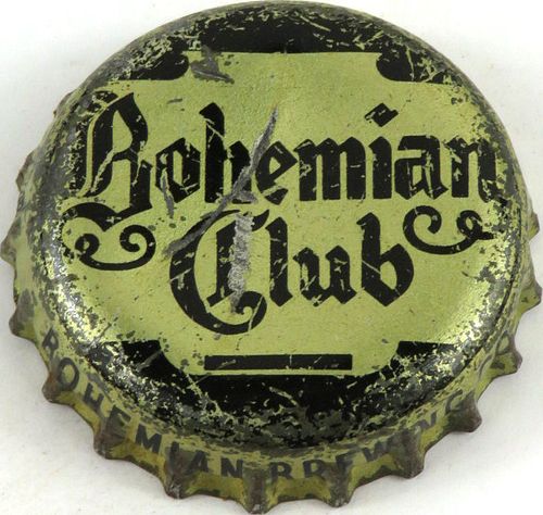 1958 Bohemian Club Beer Cork Backed Crown Chicago Illinois
