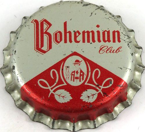 1960 Bohemian Club Beer Cork Backed Crown Boise Idaho