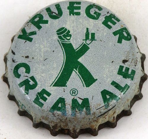 1952 Krueger Cream Ale Cork Backed Crown Newark New Jersey