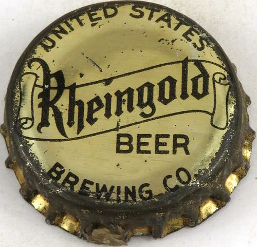1935 Rheingold Beer Cork Backed Crown Chicago Illinois